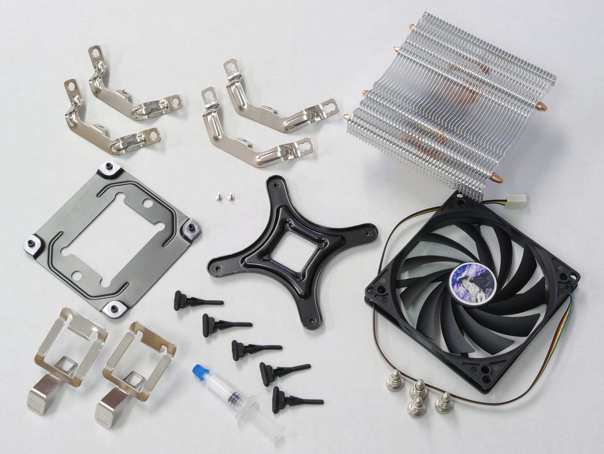 CPU cooler heatsink fan