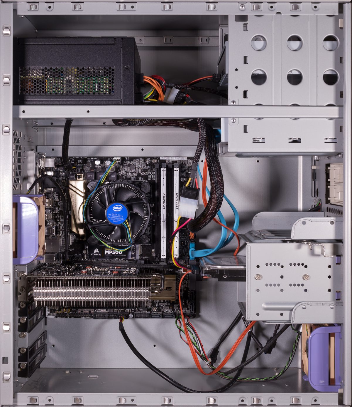 PC case fan cooling